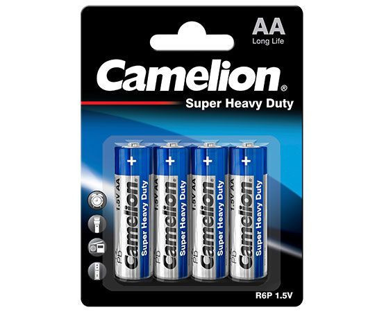 1049 Camelion Super HD AA ელემენტი, 4 ცალი, R6P-BP4B - 4260033151049 — ელემენტები და ბატარეები
